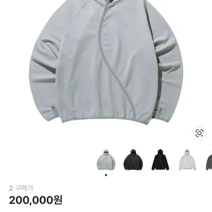 [SOLD OUT] 산산기어 테이프드 후드 그레이 - 23SS 2사이즈