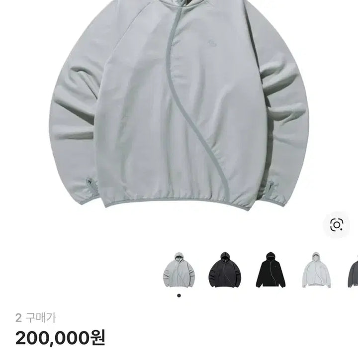 [SOLD OUT] 산산기어 테이프드 후드 그레이 - 23SS 2사이즈