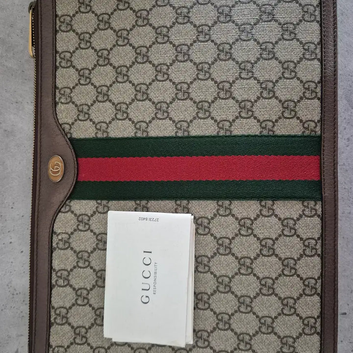 [BUNJANG] Gucci Ophidia GG Supreme Clutch Bag Black/Brown (625549) / 구찌 오피디아 GG 수프림 클러치백 블랙/브라운 (625549)