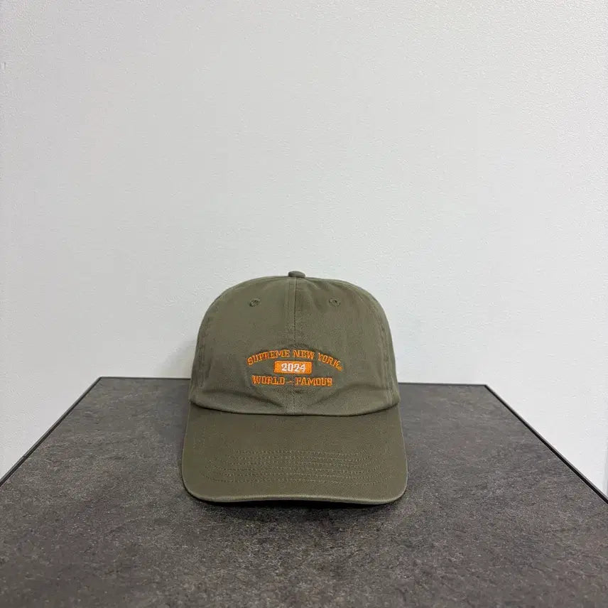 [BUNJANG] Supreme 6-Panel Cap Olive 24SS / (OS) 슈프림 6패널 볼캡 모자 24SS 뉴욕 아크 올리브