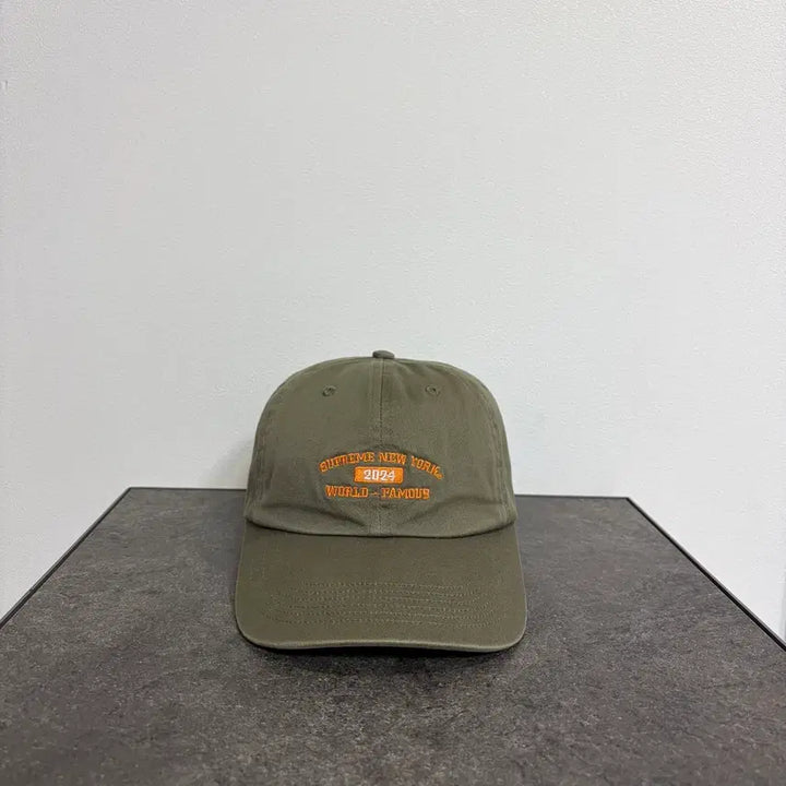[BUNJANG] Supreme 6-Panel Cap Olive 24SS / (OS) 슈프림 6패널 볼캡 모자 24SS 뉴욕 아크 올리브