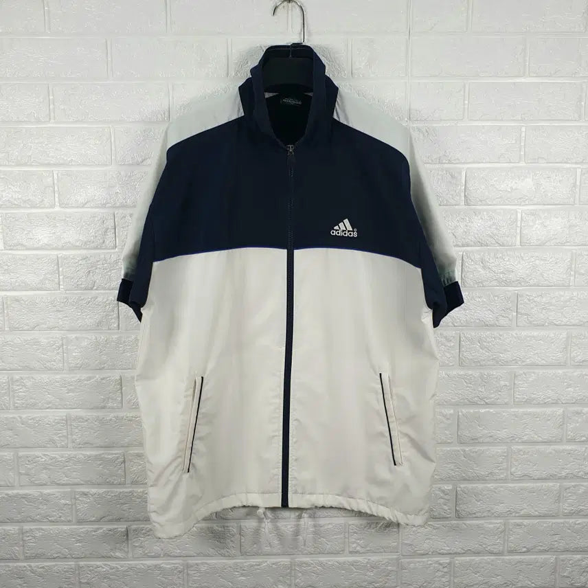 [BUNJANG] Adidas Ricardo Short Sleeve Windbreaker (Navy) - Men&