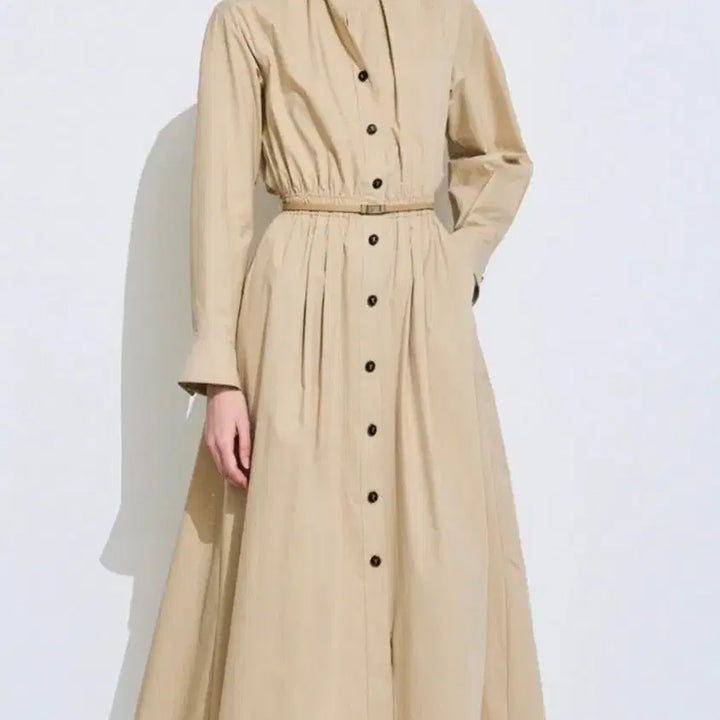 [BUNJANG] TIME Belted Midi Dress / (새옷) 24 타임 TIME 밸티드 밴딩 원피스