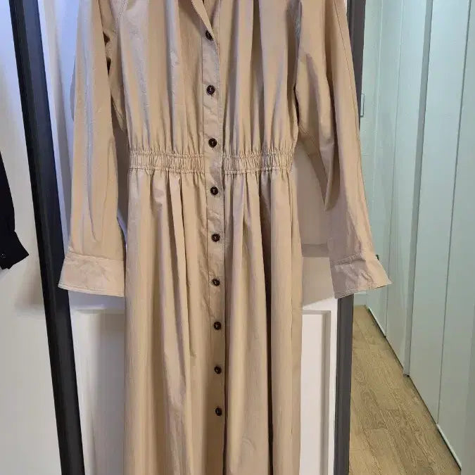 [BUNJANG] TIME Belted Midi Dress / (새옷) 24 타임 TIME 밸티드 밴딩 원피스