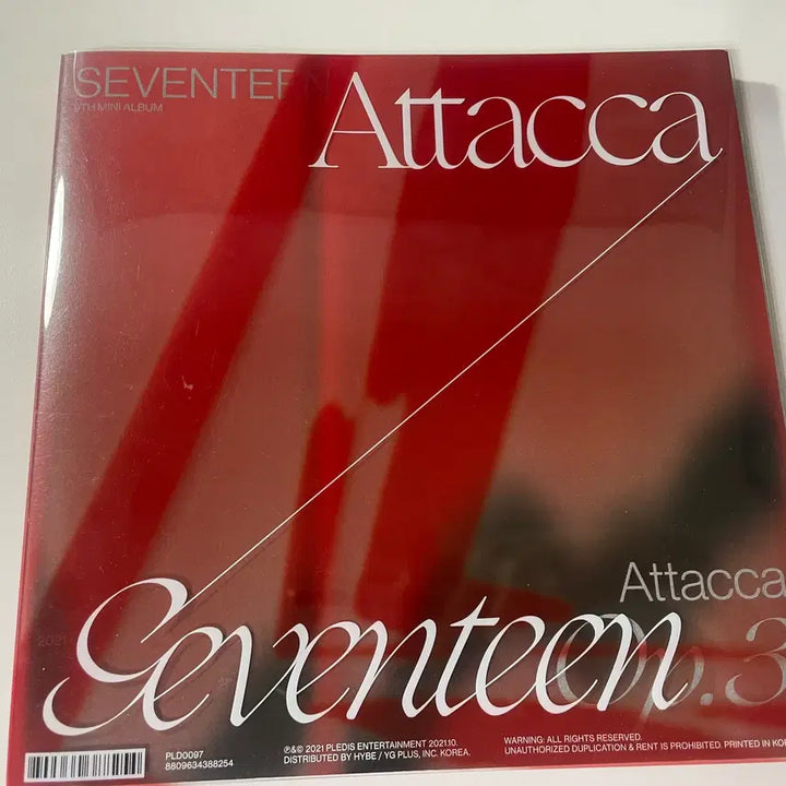 [BUNJANG] Seventeen Attacca OP.3 Album / 세븐틴 앨범 아타카 OP.3(전체 버전)