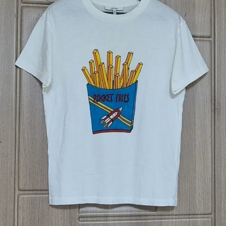 [BUNJANG] GANNI Rocket Print T-Shirt (Women&