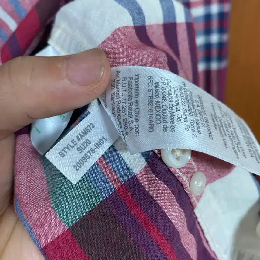 [BUNJANG] [J.CREW] 제이크루 인디언 마드라스 L사이즈 / [JCREW] 제이크루 인디언 마드라스 L사이즈 made in india