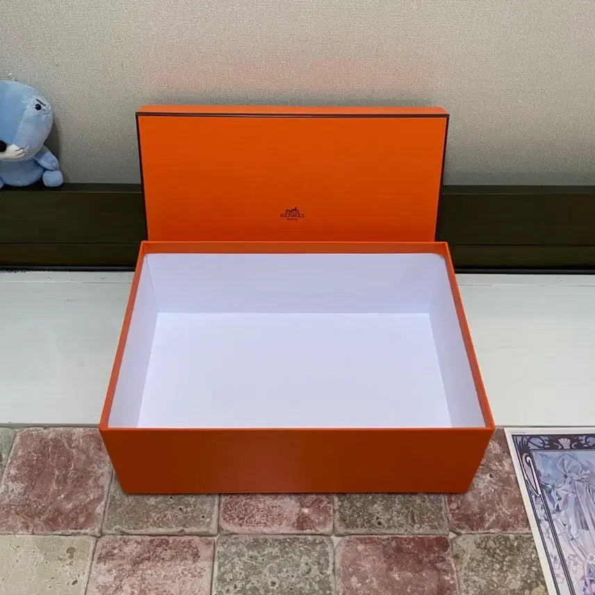 [BUNJANG] Hermès Shoe Box with Booklet / 에르메스 신발박스(30.5x20.5x11) +  북렛