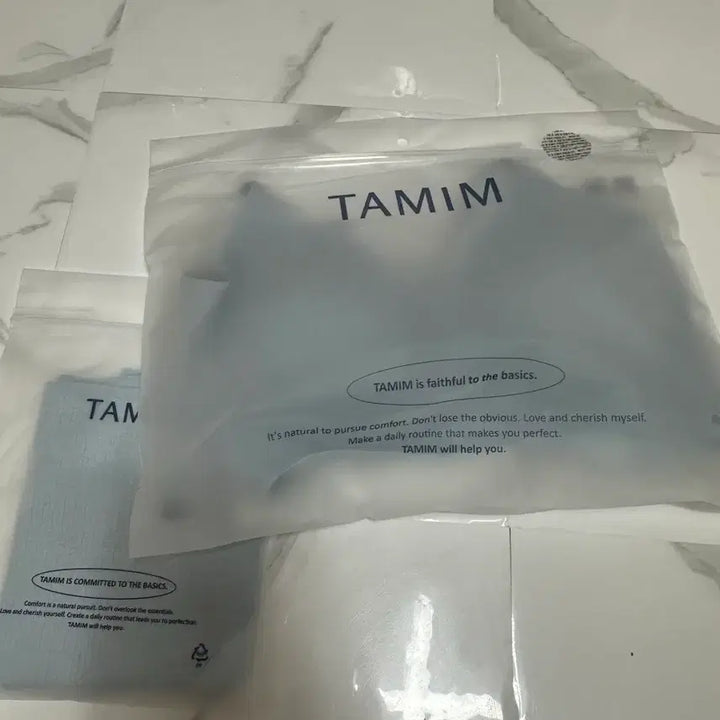 [BUNJANG] Taming Air Gel Fit Bra XL &amp; Air Brief Panty Bundle Set / 타밈 에어젤핏 젤리 브라 에어블루 XL + 에어브리프 팬티 일괄 판매