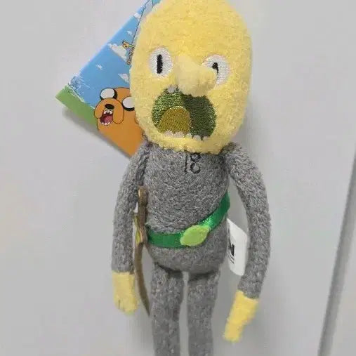[BUNJANG] Adventure Time Lemongrab Keychain Plush / 레몬그랩 레몬백작 키링 인형