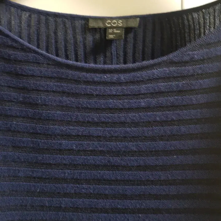 [BUNJANG] COS Navy Ribbed Knit Midi Dress / 코스 원피스