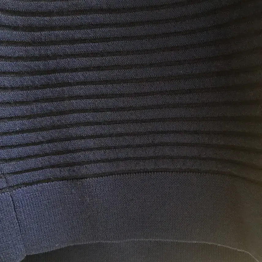 [BUNJANG] COS Navy Ribbed Knit Midi Dress / 코스 원피스