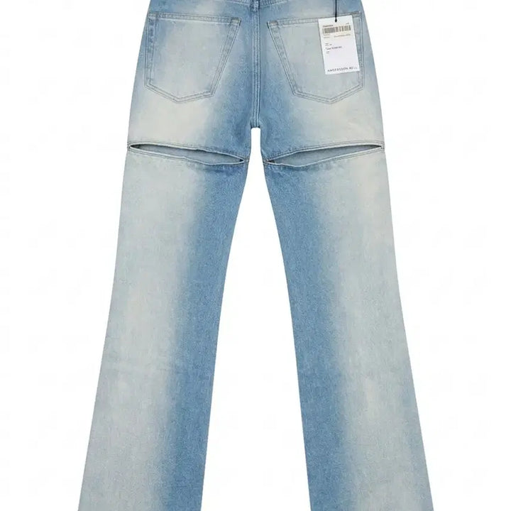 [BUNJANG] Random Identity Back Cut-Out Denim Pants / 랜덤아이덴티티 백컷아웃 데님팬츠