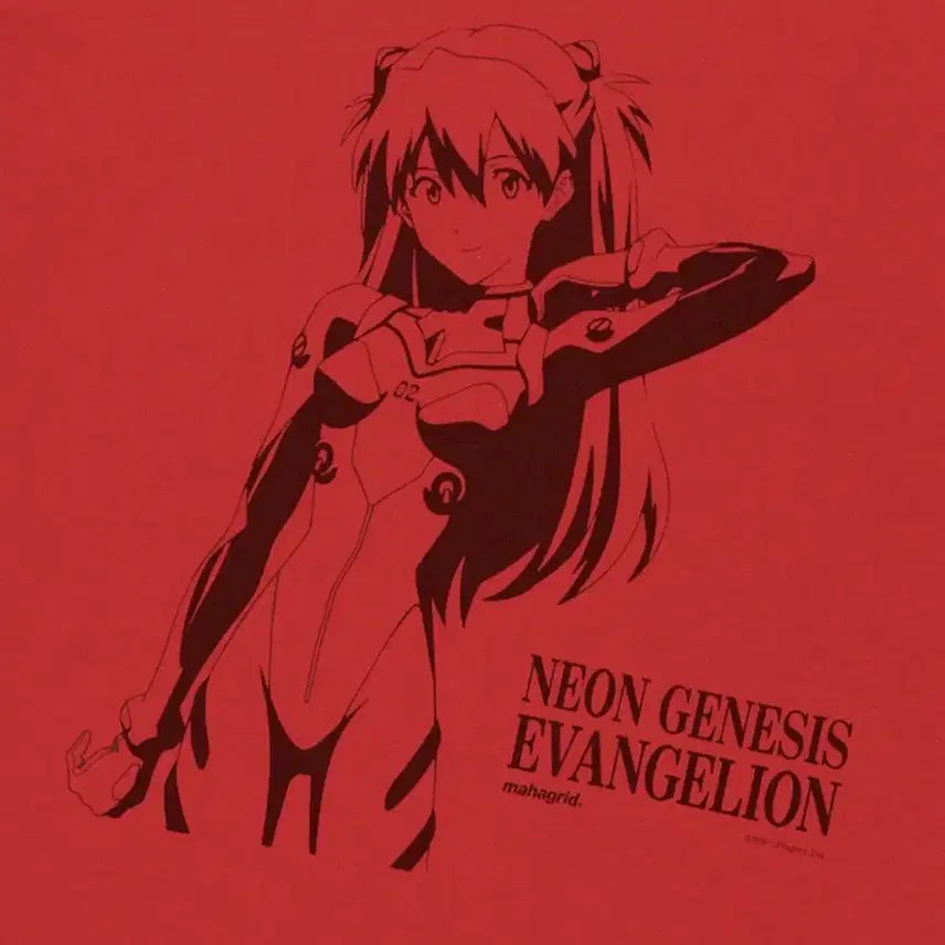 [BUNJANG] Mahagrid Evangelion Asuka T-shirt / 마하그리드 에반게리온 아스카 티셔츠