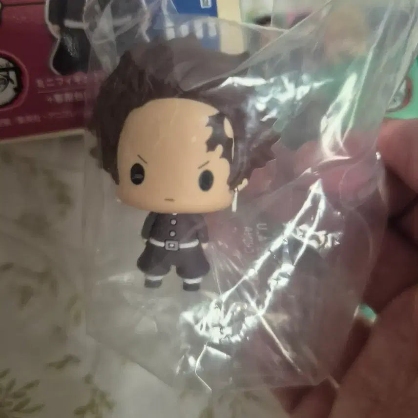 [BUNJANG] Demon Slayer Tanjiro Acrylic Stand &amp; Chocorin Mascot Set / 귀멸의 칼날 아크릴 스탠드+쵸코린 탄지로