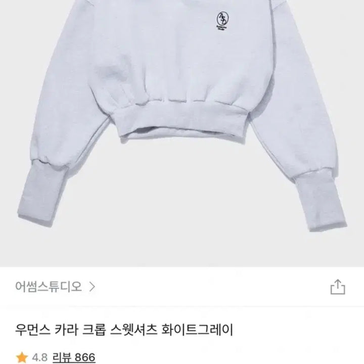 [BUNJANG] Awesome Studio Collar Sweatshirt / 어썸스튜디오 카라 맨투맨
