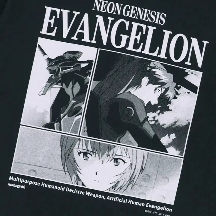[BUNJANG] Mahagrid Evangelion T-shirt / 마하그리드 에반게리온 티셔츠