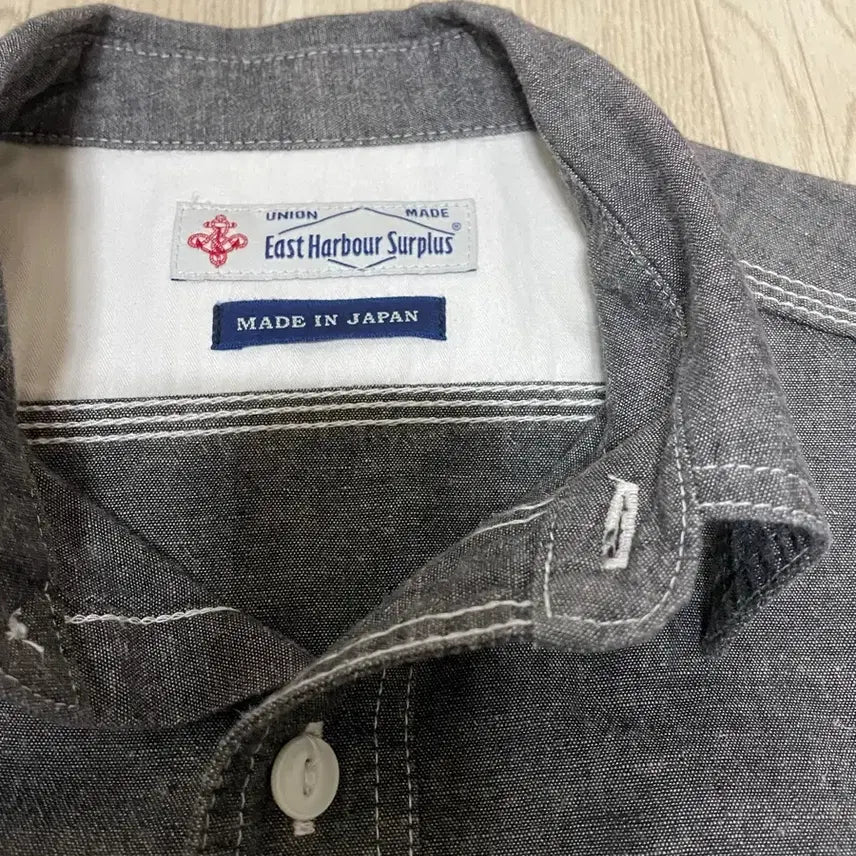 [BUNJANG] East Harbour Surplus Chambray Shirt / East Harbour Surplus 셔츠 S (Made in Japan