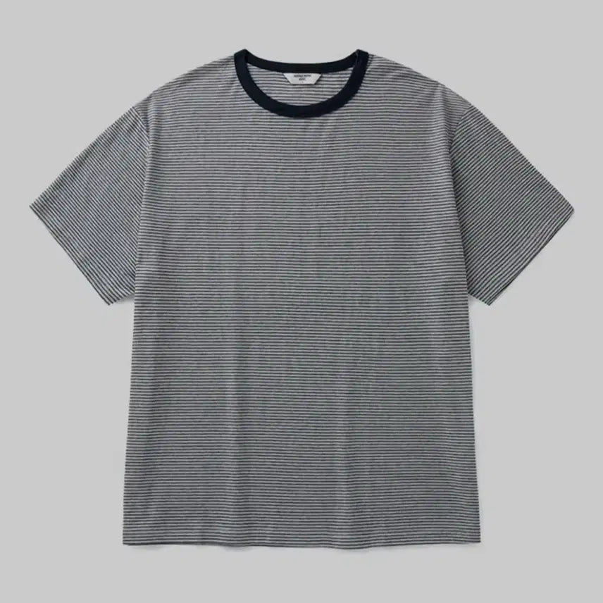 [BUNJANG] UNIONBLUE NARROW BORDER T-SHIRT [GRAY] / 유니온블루 NARROW BORDER T-SHIRT [GRAY]