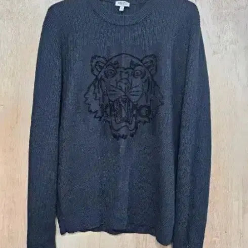[BUNJANG] Kenzo Black Tiger Knit M / KENZO 겐조 블랙 타이거 니트 M