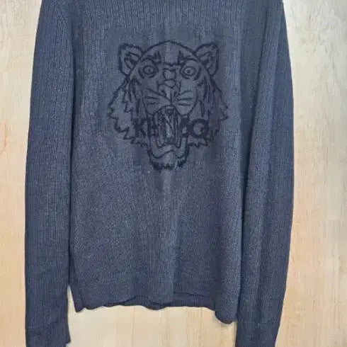 [BUNJANG] Kenzo Black Tiger Knit M / KENZO 겐조 블랙 타이거 니트 M