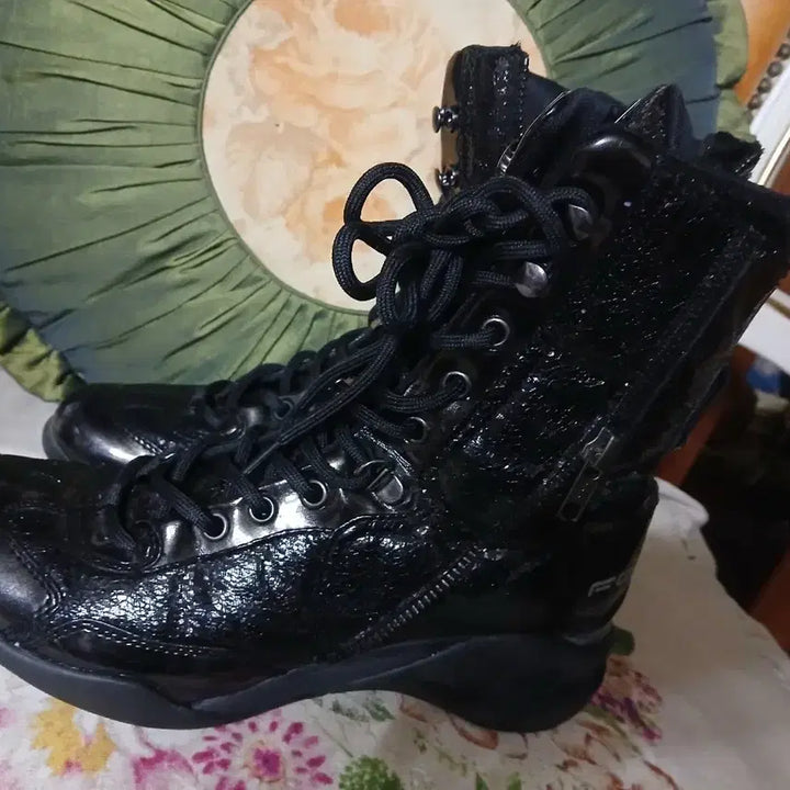 [BUNJANG] Fornarina High-Top Boots / 포나리나  하이탑 230 굽6