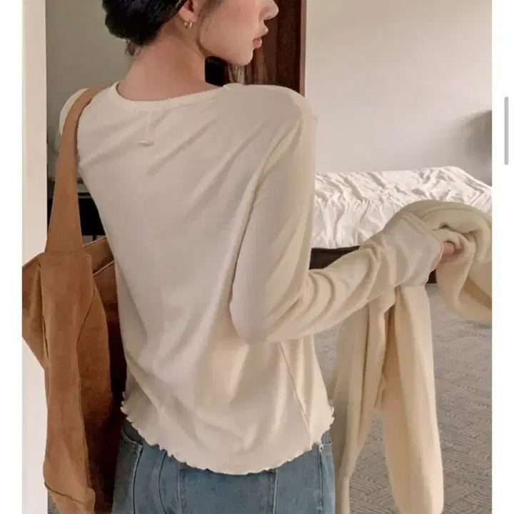 [BUNJANG] Hotping Basic Long Sleeve T-Shirt / 핫핑 기본티