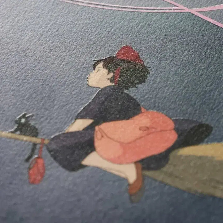 [SOLD OUT] [4장+4장]마녀배달부 키키 창문 포스터 + 야광 엽서