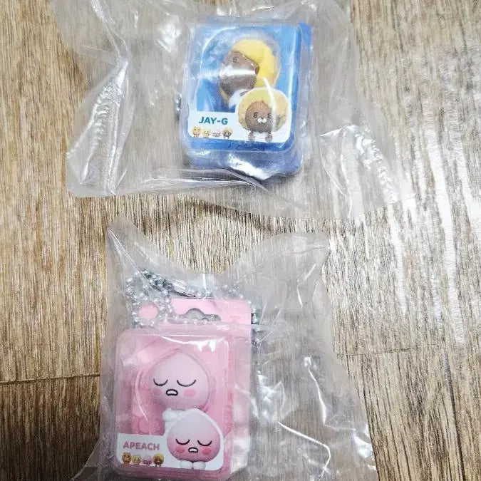 [BUNJANG] Kakao Friends Apeach &amp; Jay-G Gacha (Sealed) - Bundle Set / 카카오프렌즈 아피치 제이지 가챠 미개봉