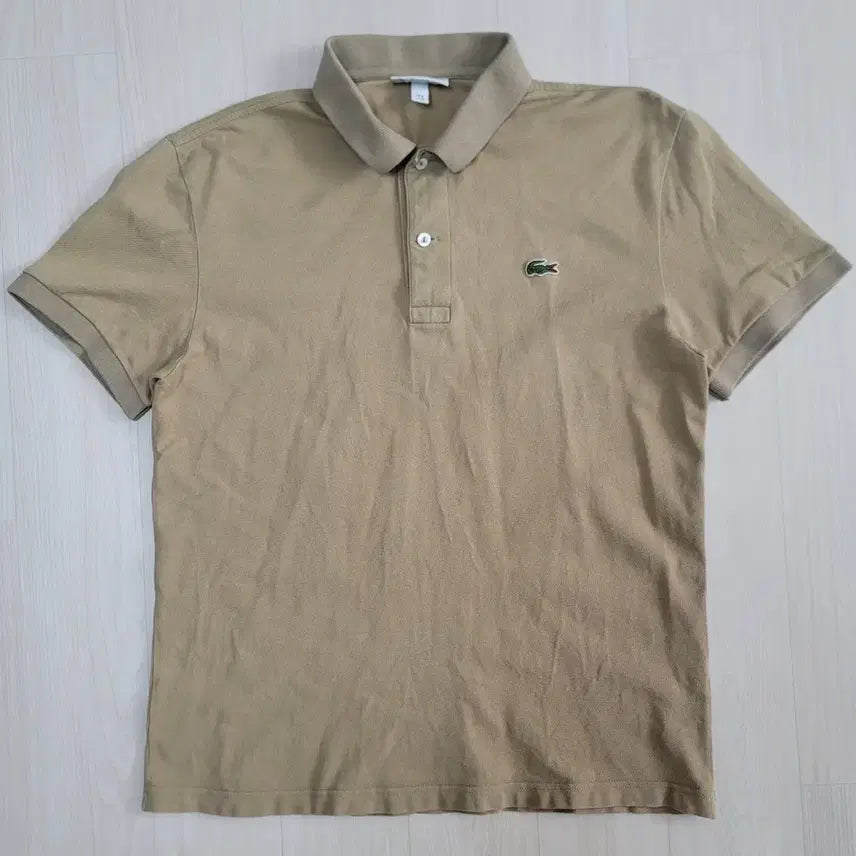 [BUNJANG] Lacoste Regular Fit Short Sleeve Polo T-Shirt / (US M,100)라코스테 레귤러핏 카라넥 반팔티셔츠 판매합니다