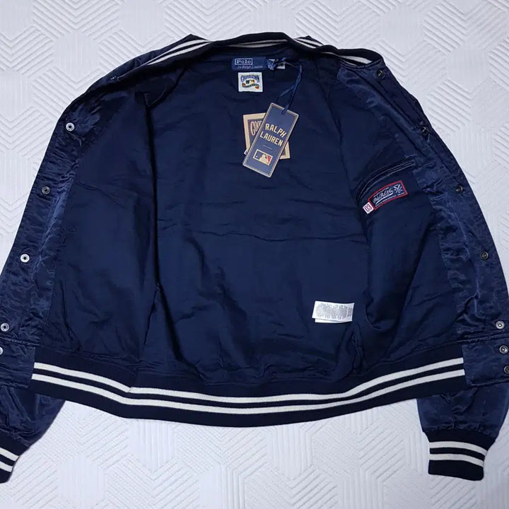 [SOLD OUT] [M] 폴로 x MLB 뉴욕 양키스 바시티 새틴 자켓 팝니다.