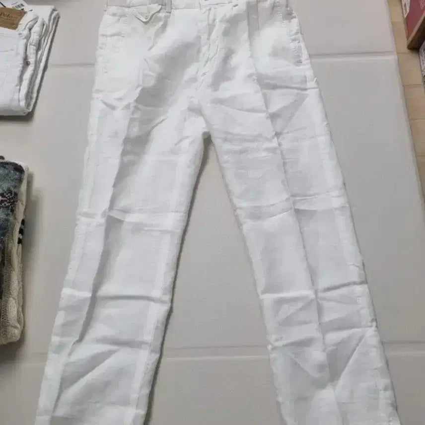 [SOLD OUT] 폴로 화이트 린넨 바지