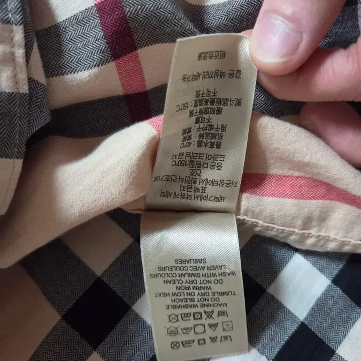 [BUNJANG] Burberry Brit Nova Check Long Sleeve Shirt / 버버리 브릿 노바 체크 긴팔 셔츠