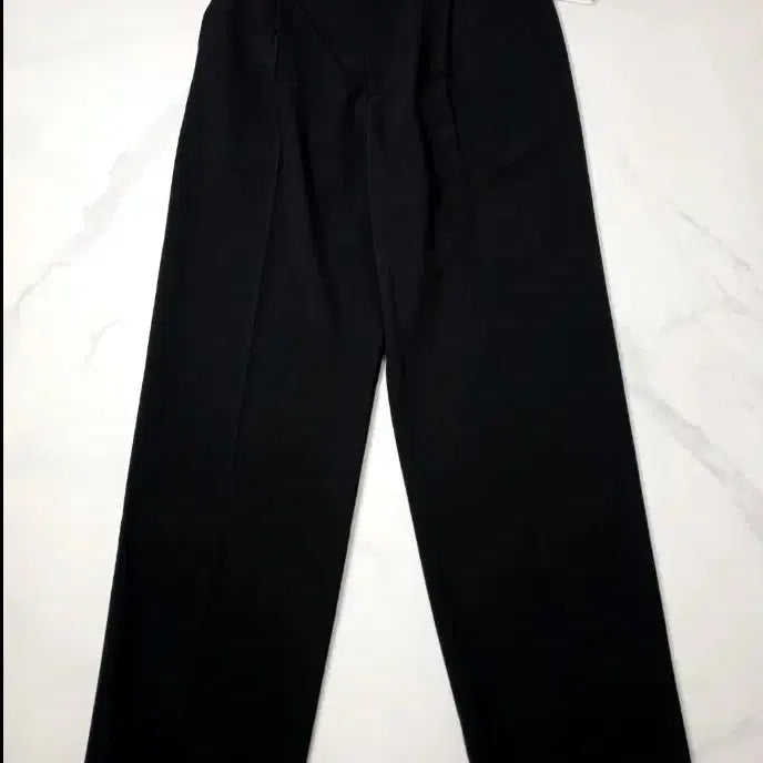 [BUNJANG] Solid Homme Black Wide Slacks 2026SS / [새상품]2026솔리드옴므 블랙 와이드 슬랙스 52(34) 26SS 신상