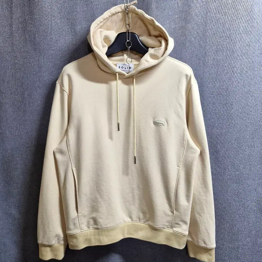 [BUNJANG] Solid Homme Hooded Sweatshirt Light Beige / 솔리드옴므 후드티 100