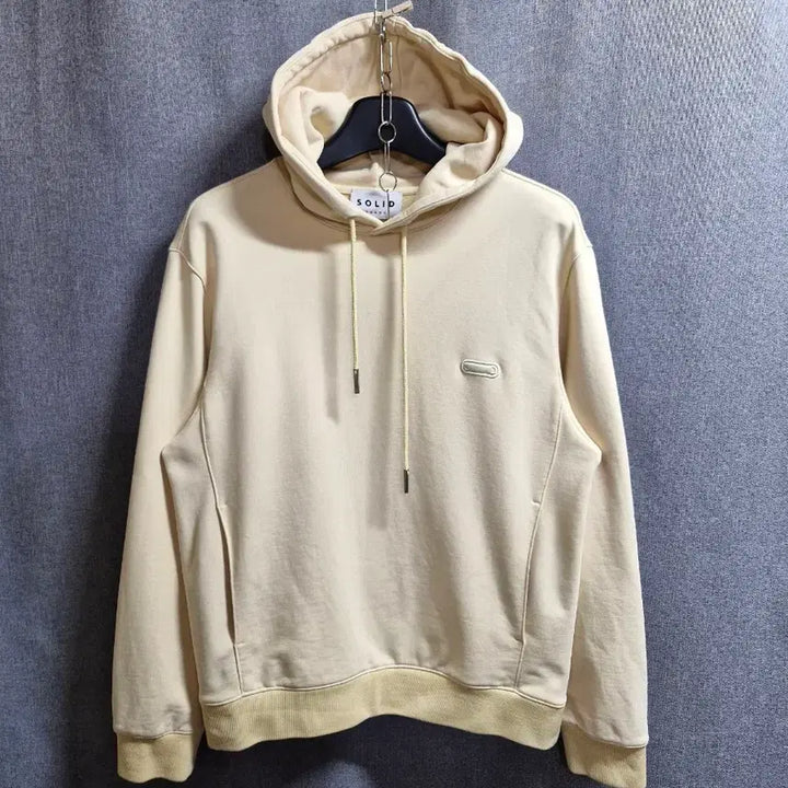 [BUNJANG] Solid Homme Hooded Sweatshirt Light Beige / 솔리드옴므 후드티 100