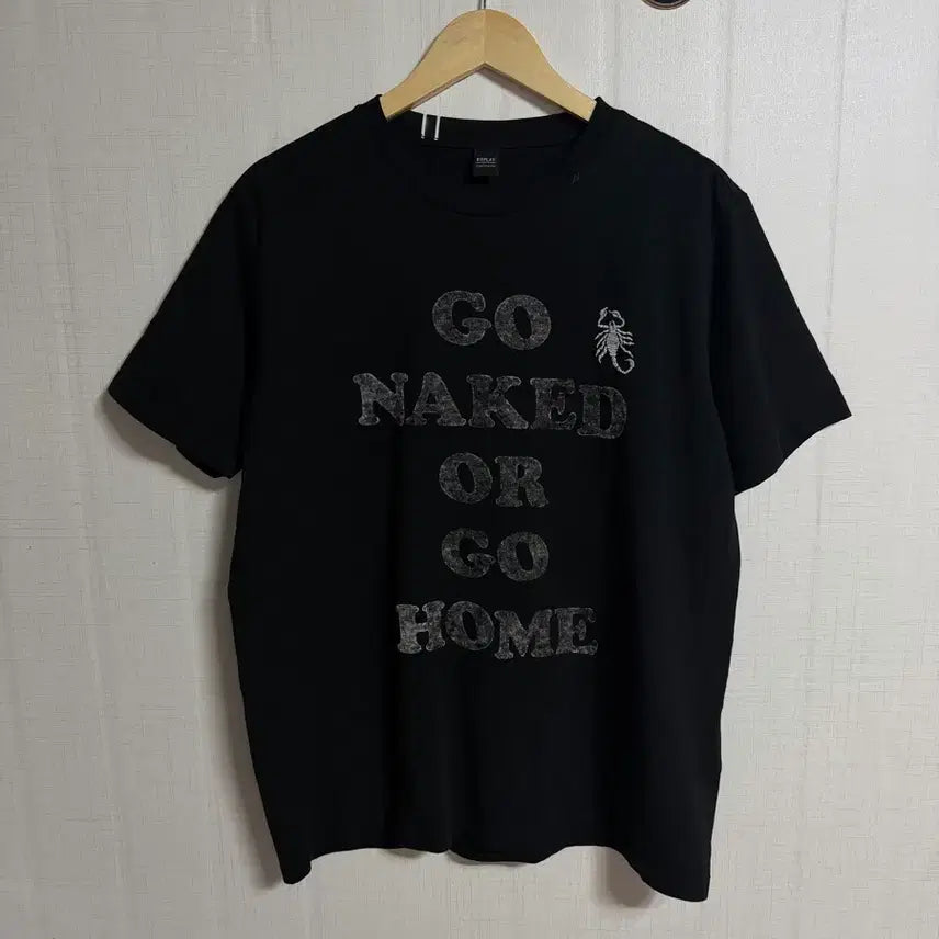 [BUNJANG] Replay Black Short Sleeve T-Shirt / Replay 리플레이의 검은색 반팔 셔츠입니다
