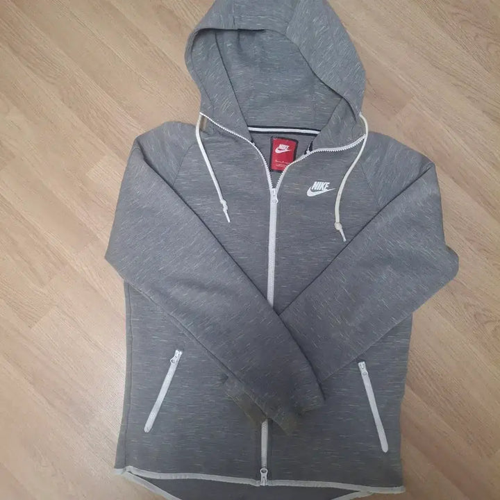 [BUNJANG] Nike Hooded Zip-Up Sweatshirt Gray / 나이키 후드집업 그레이