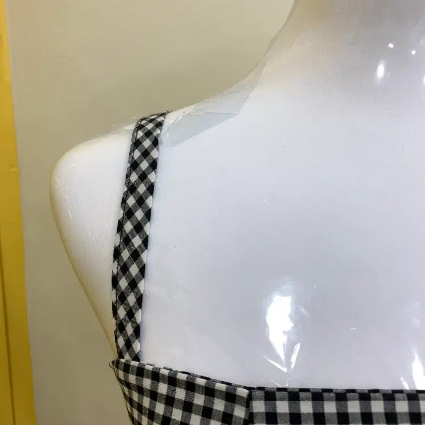 [BUNJANG] Gingham Check Mini Dress / 깅엄체크 미니 원피스