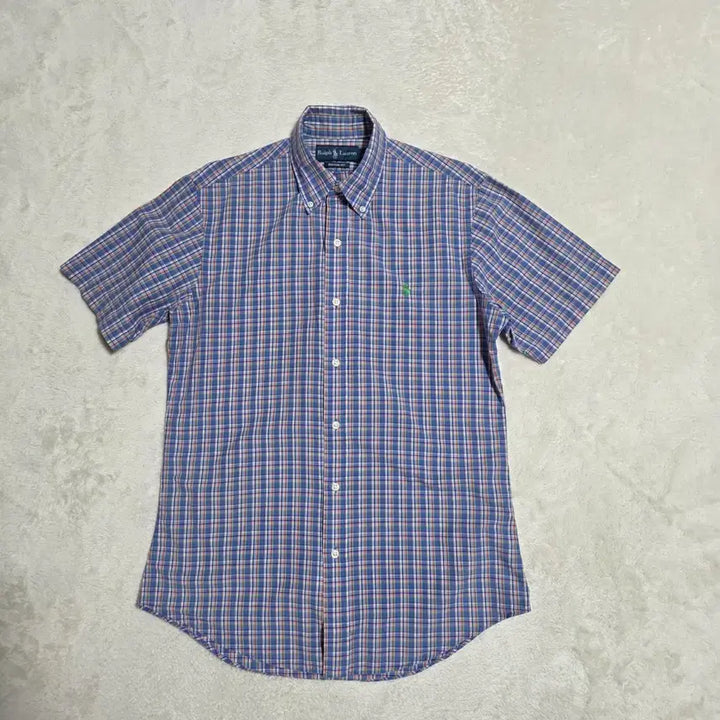 [BUNJANG] Polo Ralph Lauren Check Short Sleeve Shirt / (S)폴로 랄프로렌 체크 반팔 셔츠