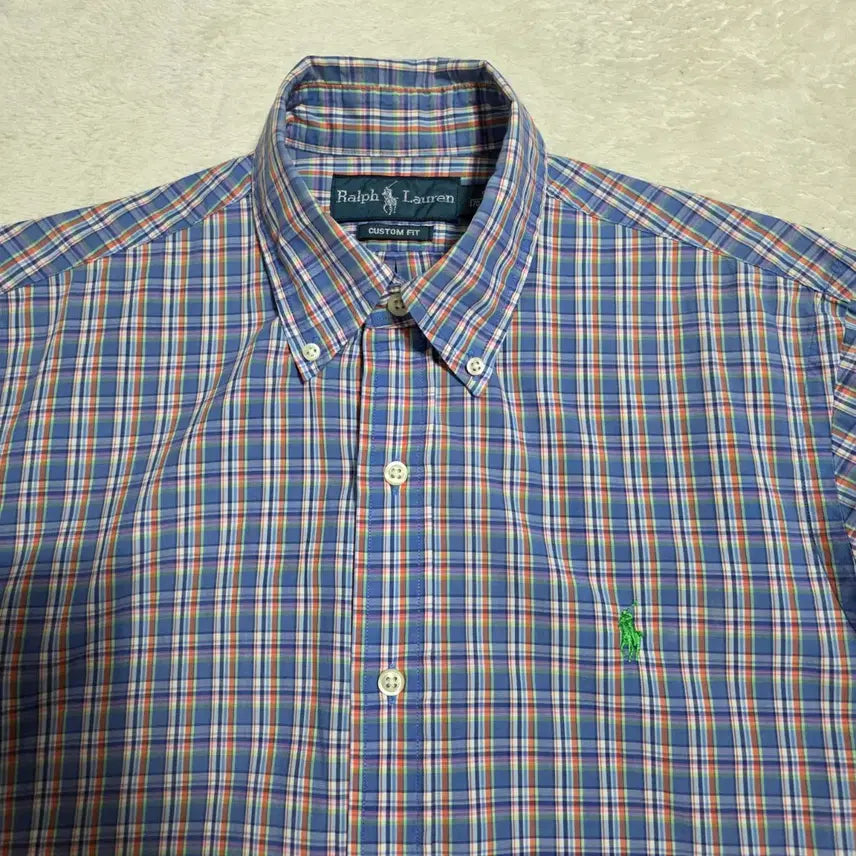 [BUNJANG] Polo Ralph Lauren Check Short Sleeve Shirt / (S)폴로 랄프로렌 체크 반팔 셔츠