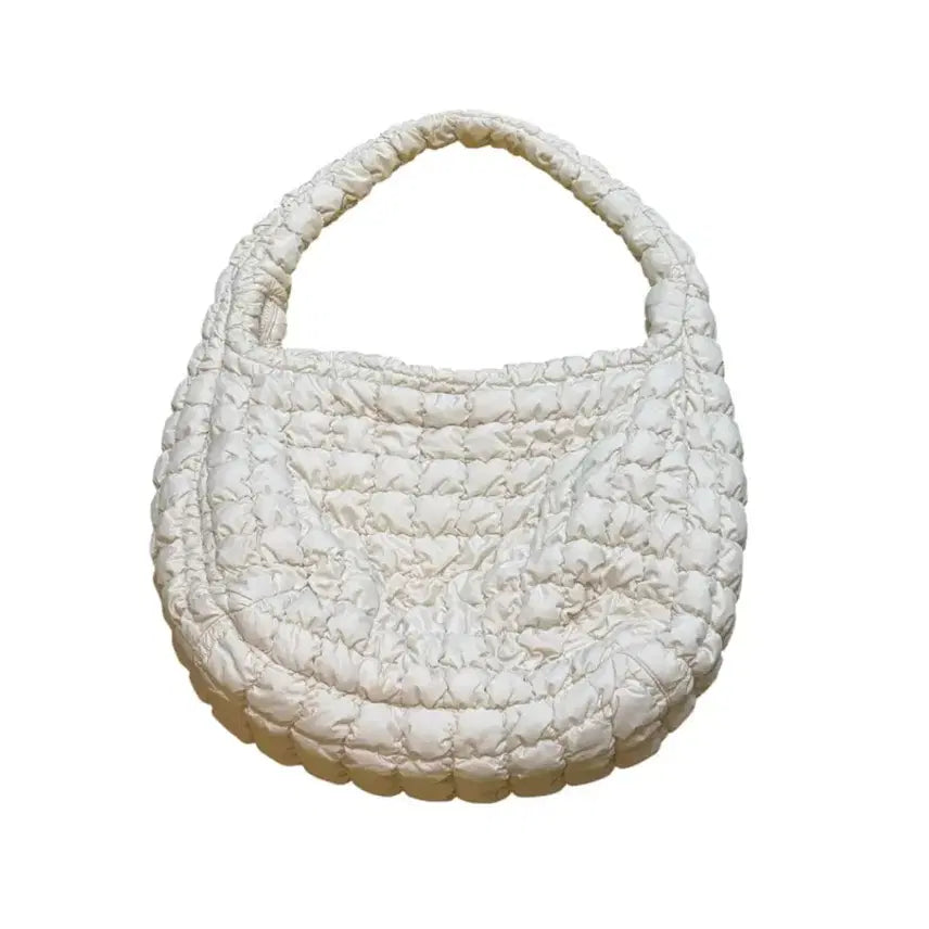 [BUNJANG] COS Oversized Quilted Bag Cream White / COS 구름백 퀼티드백 오버사이즈 크림 화이트