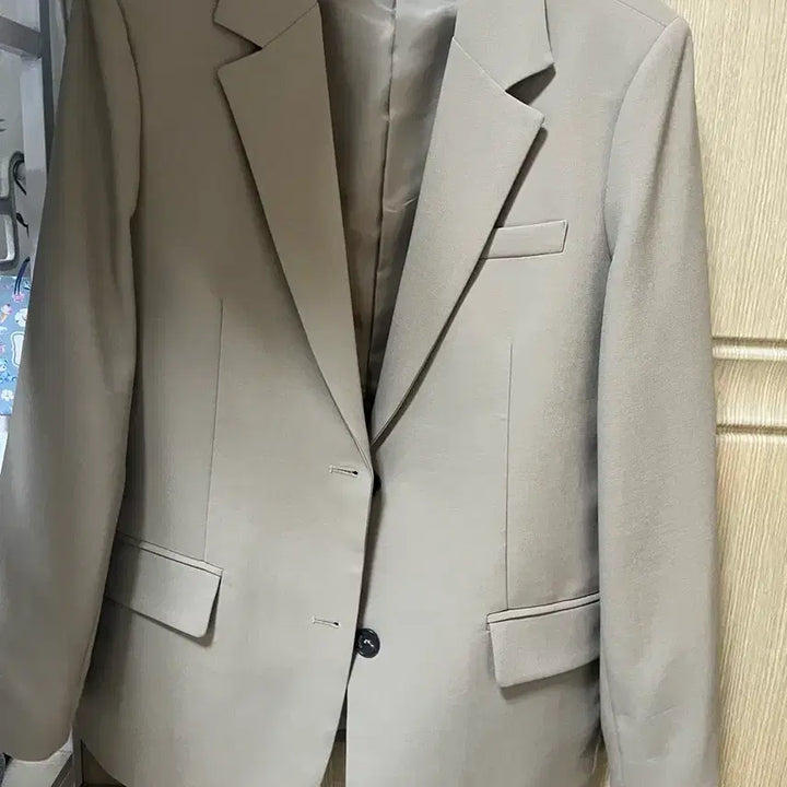 [SOLD OUT] 베이지 오버핏 자켓 여성용 프리사이즈