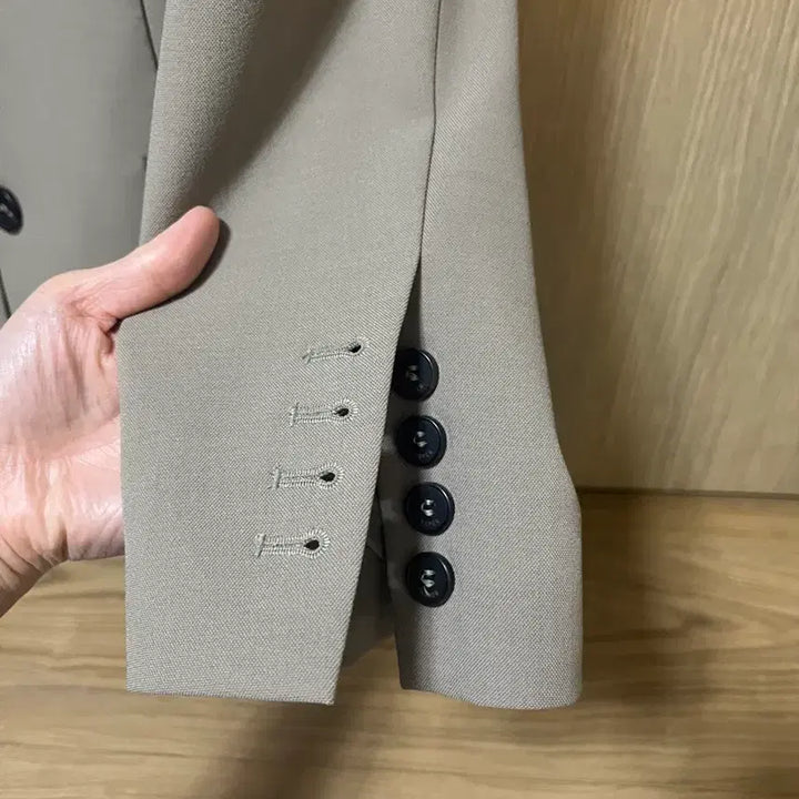 [SOLD OUT] 베이지 오버핏 자켓 여성용 프리사이즈