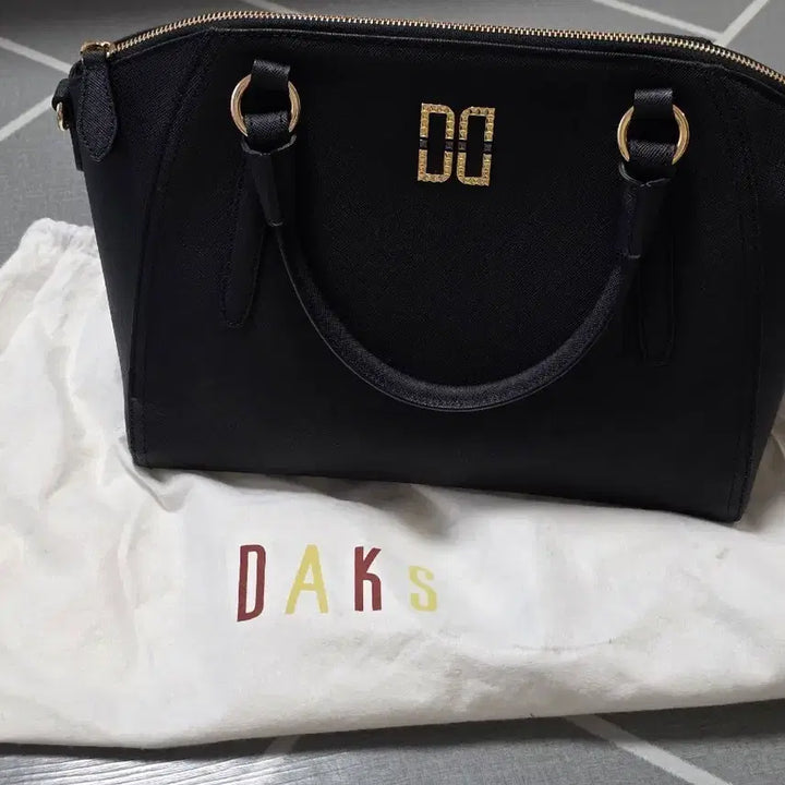 [BUNJANG] Daks Black Leather Tote Bag / 닥스 토드백 새상품급 가방