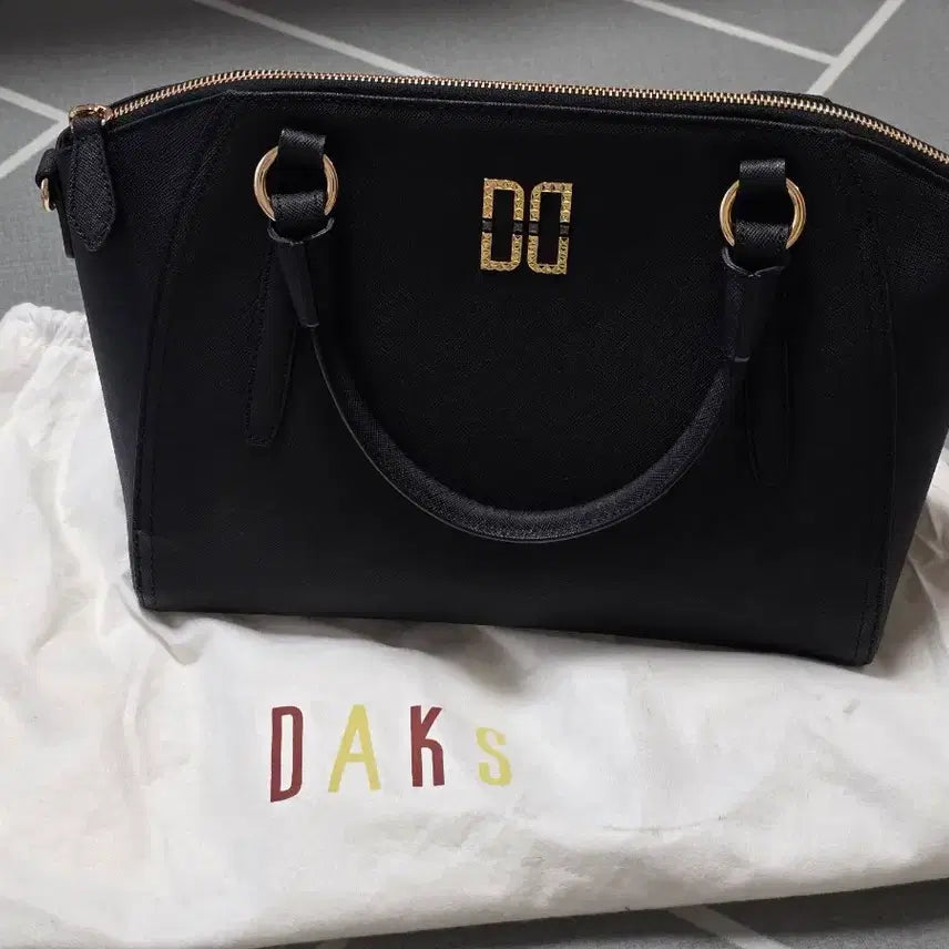 [BUNJANG] Daks Black Leather Tote Bag / 닥스 토드백 새상품급 가방