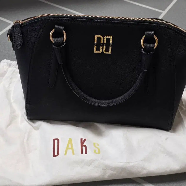 [BUNJANG] Daks Black Leather Tote Bag / 닥스 토드백 새상품급 가방