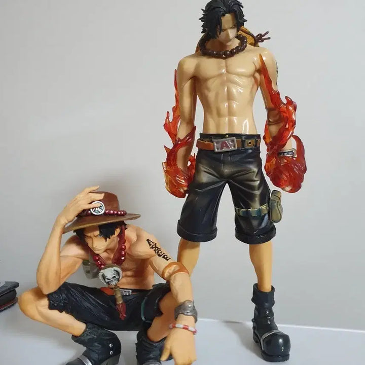 [BUNJANG] One Piece Portgas D. Ace Figure Set (2 Types) / 원피스 에이스 피규어 2종 일괄
