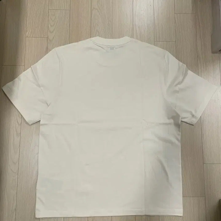 [BUNJANG] Ami Lettering Short Sleeve T-Shirt Beige L / [시착 1회] 아미 ami 블랙 레터링 반팔 베이지 L