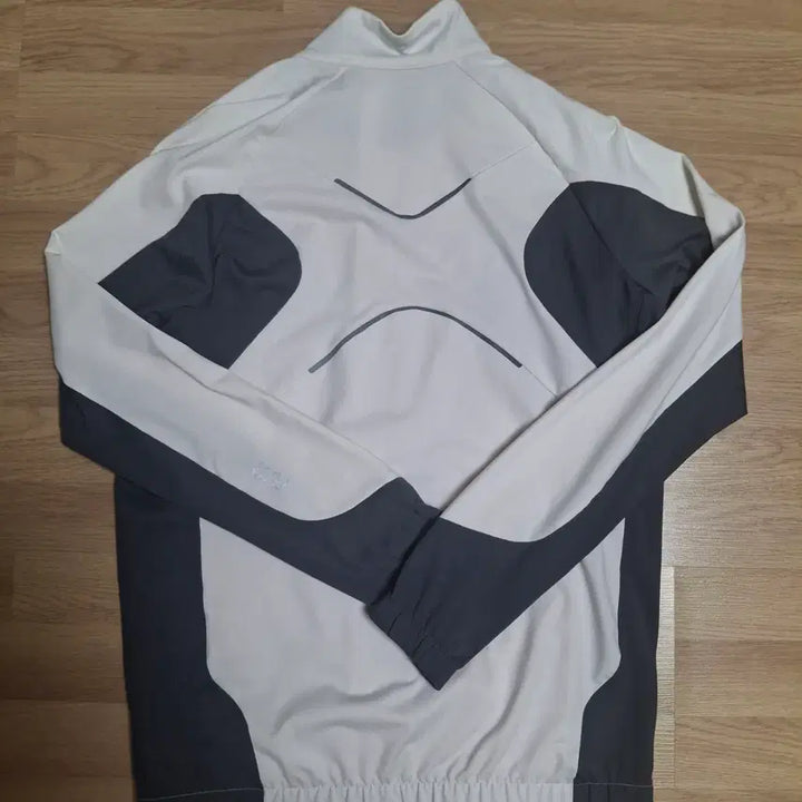 [BUNJANG] Descente White/Gray Track Jacket / 데상트 화이트/그레이 트랙 자켓